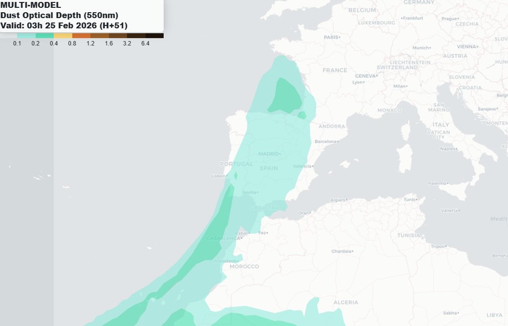 Saharan Dust Forecast Marbella